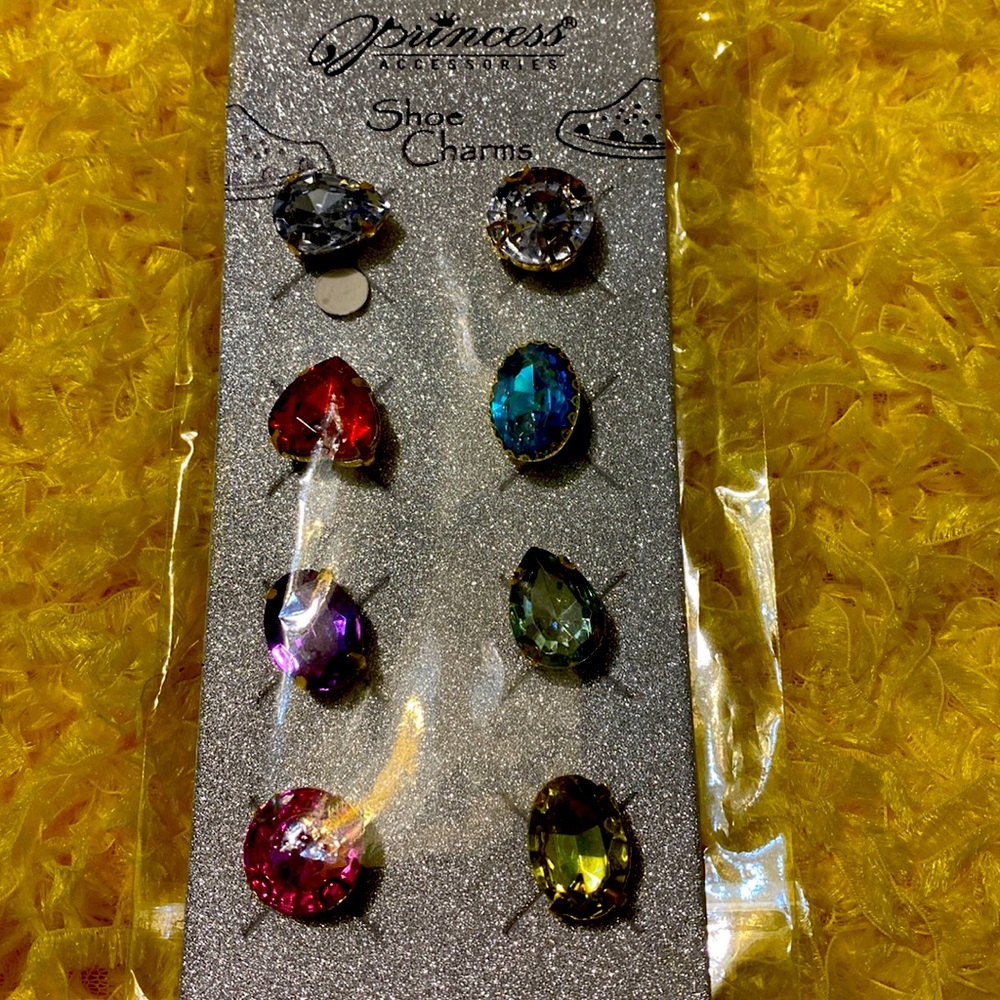 Croc charms pack of 8 jeweled